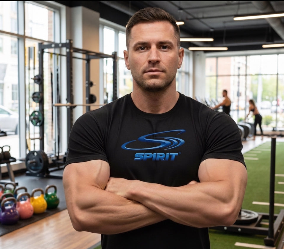SPIRIT- Mens black t-shirt: coming Soon