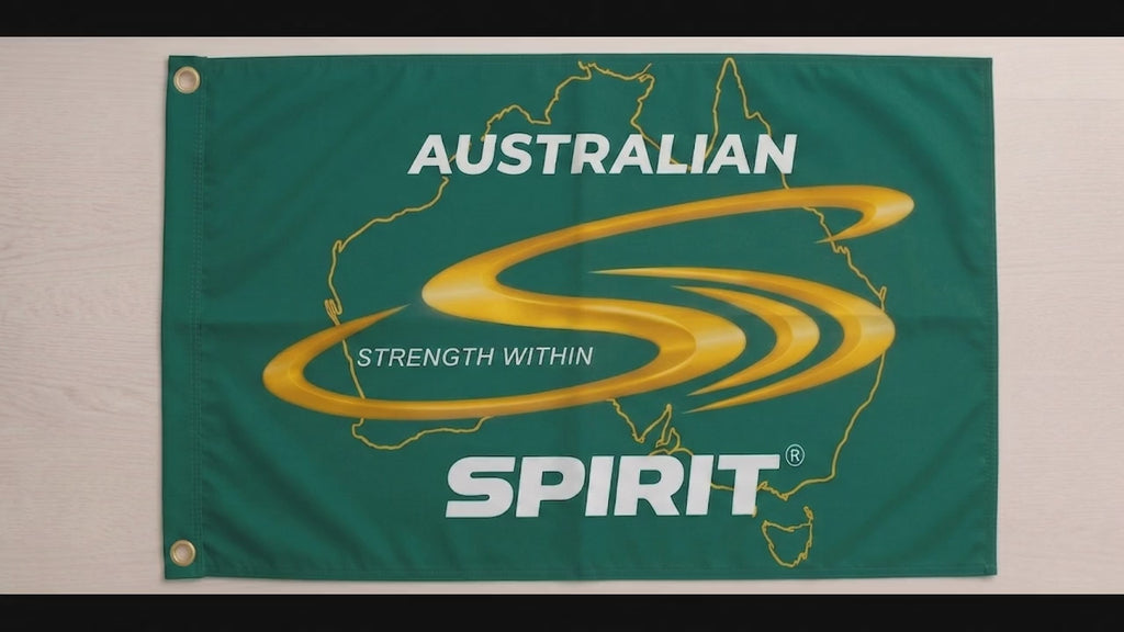 Proudly show your true Australian Spirit flag - 60cm x 4.5cm 
