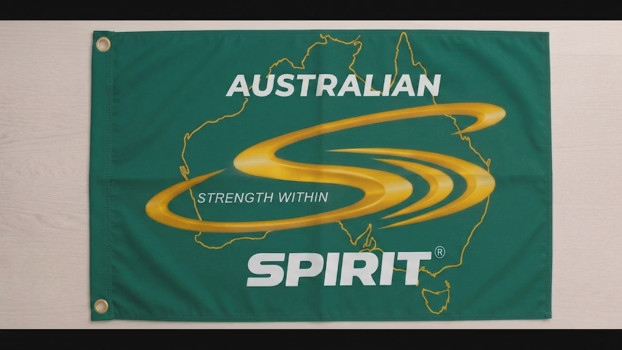Proudly show your true Australian Spirit flag - 60cm x 4.5cm 